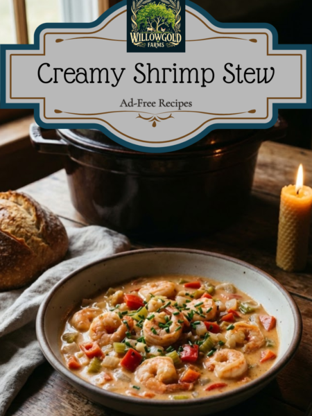 A heavy cast iron Dutch oven filled with a creamy,